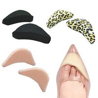 VIEEL 3 Pairs Soft Sponge Big Toe Plug Foot Brace Pads Adjustable Shoe Filler Unisex Shoe Inserts for Men & Women, Pumps, Flats, Sneakers