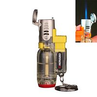 Transparent Jet Torch Flame Lighter Windproof Butane Lighter