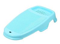 Plastic Washboard Non-Slip Washboard Laundry Washboard Travel Washboard Blue #01