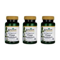 Swanson Full Spectrum Chaga Mushroom 400 mg 60 Caps 3 Pack