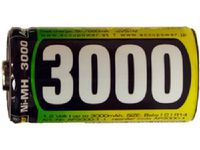 4 x C AccuPower NiMH Batteries (3000 mAh)