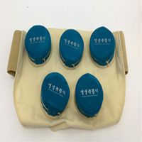 Korea Young Seng Sa Mugwort Wormwood Device Plate Holder Burner with Belt 1Hole 2Hole 3~5Hole Type (3~5Hole Set (Device+Moxa))