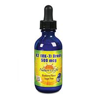 Nature's Life Vitamin K2 All Blueberry 500 Mcg, 2 Fluid Ounce