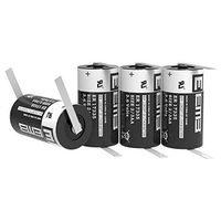 EEMB 3.6 V 2/3A Lithium Battery with Tabs ER17335 2100mAh High Capacity Li-SOCl2 3.6Volt Lithium Thionyl Chloride Batteries Non Rechargeable UL Certified (4 PCS)