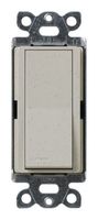 Lutron Claro On/Off Switch, 15 Amp, 3-Way, SC-3PS-ST, Stone