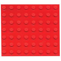 Bump Dots- Round-Flat Top-Fluor Orange-Small-56pk