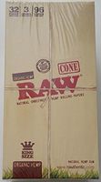 Raw Oraganic Hemp Cone Ks Unrefined Rolling Papers 32 Pack Per Box