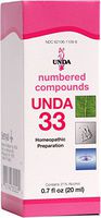 UNDA - UNDA 33 Numbered Compounds - Homeopathic Preparation - 0.7 fl. oz.