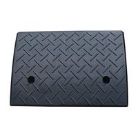 Channels Cord Cover 12cm Road Along Slope Slope Pad Road Tooth Uphill Pad Rubber Speed Bumper Portable Step Pad Car Triangle Pad (Color : Black, Size : 50x25x12cm)