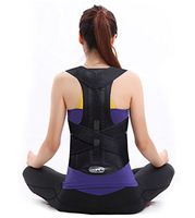 Lumbar Support Belt - Lower Back Brace - Adjustable Compression to Suit Your Body - Wear It Everywhere - Gym Office Home - FDA Approved (S: Waist Length fits 24.4-28.3", Black)