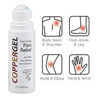 CopperGel Pain Relief Cooling Gel, Topical Roll-On, Copper Infused, Fast Acting, Clinically Proven for Arthritis, Joint and Muscle Pain Relief (3 oz)