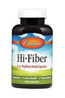 Carlson - Hi-Fiber, 3 g, Psyllium Husk Capsules, Regularity, Colon Health & Heart Function, 100 Capsules