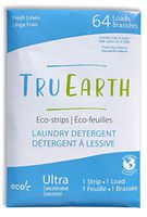 Tru Earth Eco-Strips Laundry Detergent (Fresh Linen, 64 Loads)