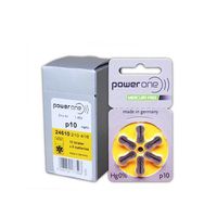 PowerOne Mercury-Free Hearing Aid Batteries Size 10 (60 batteries) by Power One