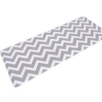 MG554zy0 Geometric Wavy Print Home Bathroom Anti-Slip Door Mat Floor Entrance Rug Carpet Geometric Wavy Print Home Bathroom Grey 40120cm