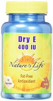 Nature's Life E 400 IU Capsules, Dry, 50 Count