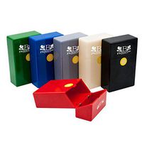 BFlowerYan Hard Box Full Pack Cigarette Case (King Size) (Assorted Colors) (6 Pack)