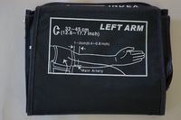 Cuff for Digital Blood Pressure Cuff Without Connector, Adult Size or Large Adult Size (Large Adult Size (32.45cm) (12.6-17.7 inch))