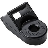 HellermannTyton HDM250HIRH4 Standard Torque Mount, Mounting Hole 0.25", Max Torque 115.0 lb - in, PA66HIRHS, Black, 500/pkg