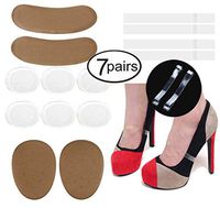 Avivnor Womens Anti-Loose Invisible Shoe Straps Band Silica Foot Pads High Heels Holding Insole Suit (Coffee)