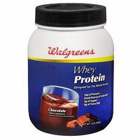 Walgreens Whey Protein Chocolate, Chocolate, 32 oz