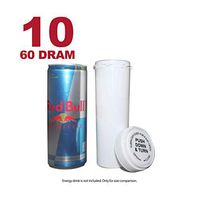 W Gallery 10 White 60 Dram Reversible Cap - Airtight Smell Proof Vials - Plastic Medical Grade Prescription Bottles for Pills Herbs Flowers Supplements, Bulk Pack, Not Glass Jars