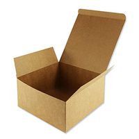 Gift Boxes 8x8x4 Inch Kraft Boxes Brown Paper Gift Wrap Boxes with Lids for Bridesmaids, Party, Wedding, Holiday Gift, Crafting, Bakery Boxes (Brown-12pack)