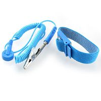 uxcell Maya Blue Anti Static ESD Discharge Wrist Strap Grounding