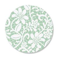 Lace Envelope Stickers- Set of 144, Flat-Sheet Seals