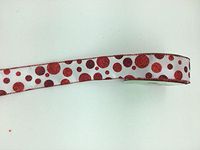 Celebrate IT- Ribbon Bow-tique Red Polka- 1.5 in x 25 ft