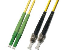 3M - Singlemode Duplex Fiber Optic Cable (9/125) - LC/APC to ST/UPC