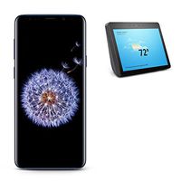 Samsung Galaxy S9+ Unlocked Phone, Coral Blue with All-new Echo Show (2nd Generation)