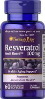 Puritan's Pride Resveratrol 100 mg-60 Rapid Release Softgels