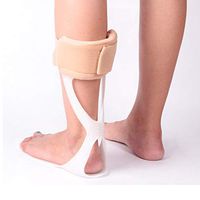 Brace Medical Ankle Foot Orthosis Support Drop Foot Postural Correction Brace, for Ankle Foot Fractures, Post Ligament, Tendon Surgery, Ankle Sprains Achilles Repairs ,Leftfoot,large(39to45yards)