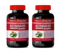 Immune System Vitamins for Women - Astragalus Advanced Complex 770 MG - Pure Astragalus - 2 Bottles 120 Capsules
