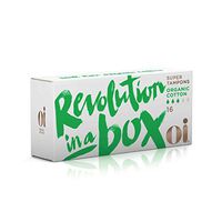 Oi Certified Organic Cotton Tampons | Box of 16 Super Tampons | Non-Applicator