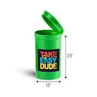 Take It Easy Dude First Aid Case Pill Container ID 4536G