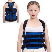 WANG Hunchback Orthosis Adjustable Lumbar Spine Orthosis Fracture Spine Straightening Fixture Treat Kyphosis, Osteoporosis,XL