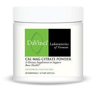 Cal-Mag Citrate Powder - 4.9 oz (139.2 Grams) by Davinci Labs