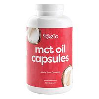 Kiss My Keto MCT Oil Capsules [1000mg], 300 Softgel Pills | 100 Day Supply | Caprylic Acid C8 + Capric Acid C10 from Non-GMO Coconut Oil