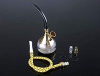 Zwq&zj Hookah Double Filter Pipe, cleanable Cigarette Holder Filter, Men's Smoking Set,A