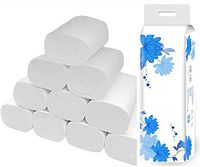 4-Ply Roll Toilet Paper,12 Roll Paper,White Soft Toilet Tissue Paper Roll Classic for Toilet,Towels,Home,Kitchen