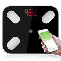 Luetooth Digital Body Fat Scales, Wireless Smart Weighing Weight Bathroom Scale,Bluetooth Bathroom Scale with 10 Body Composition Analysis (Inc. Body Fat)