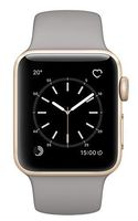 Apple Watch Series 2 38mm Smartwatch (Gold Aluminum Case, Concrete Sport Band) (Renewed)