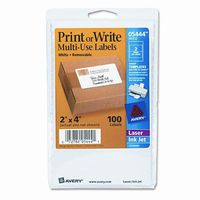 Print or Write Removable Multi-Use Labels, 100/Pack [Set of 2]