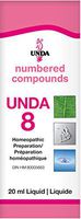 UNDA - UNDA 8 Numbered Compounds - Homeopathic Preparation - 0.7 fl. oz.
