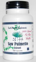 Saw Palmetto - 120 Capsules - Earth Natural Saw Palmetto 2800 Mg * Inhibit the Production of Clihydrotestosterone Dh