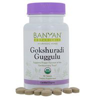 Banyan Botanicals Gokshuradi Guggulu - Certified Organic, 90 Tablets - Supports Proper Function of The Genitourinary Tract