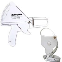 Sequoia Fat Caliper and Body Measure Tape Kit (White)
