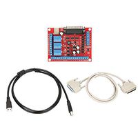 CNC Control Board - BiuZi 1Pc DIY 9-35VDC MACH3 Interface Board Durable CNC 6 Axis Interface Breakout Board CNC MACH3 Board